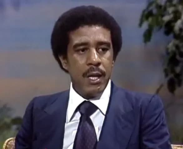 BIA.RICHARD PRYOR ON THE TONIGHT SHOW WITH JOHNNY CARSON IN 1977
