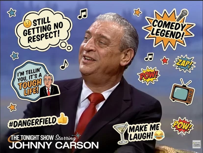 loi. Rodney Dangerfield Absolutely Destroys Johnny Carson With Relentless Jokes That Still Hit Hard Today