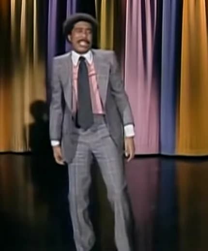 BIA.RICHARD PRYOR ON THE TONIGHT SHOW WITH JOHNNY CARSON IN 1974