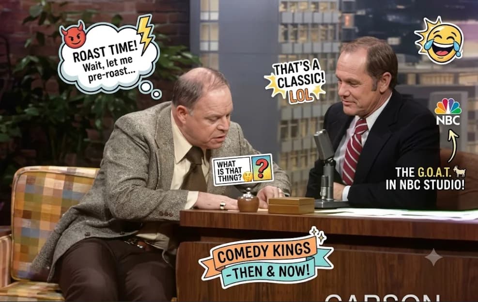 loi. Johnny Carson and Don Rickles Turn a Broken Cigarette Box Into Unforgettable Late-Night Comedy