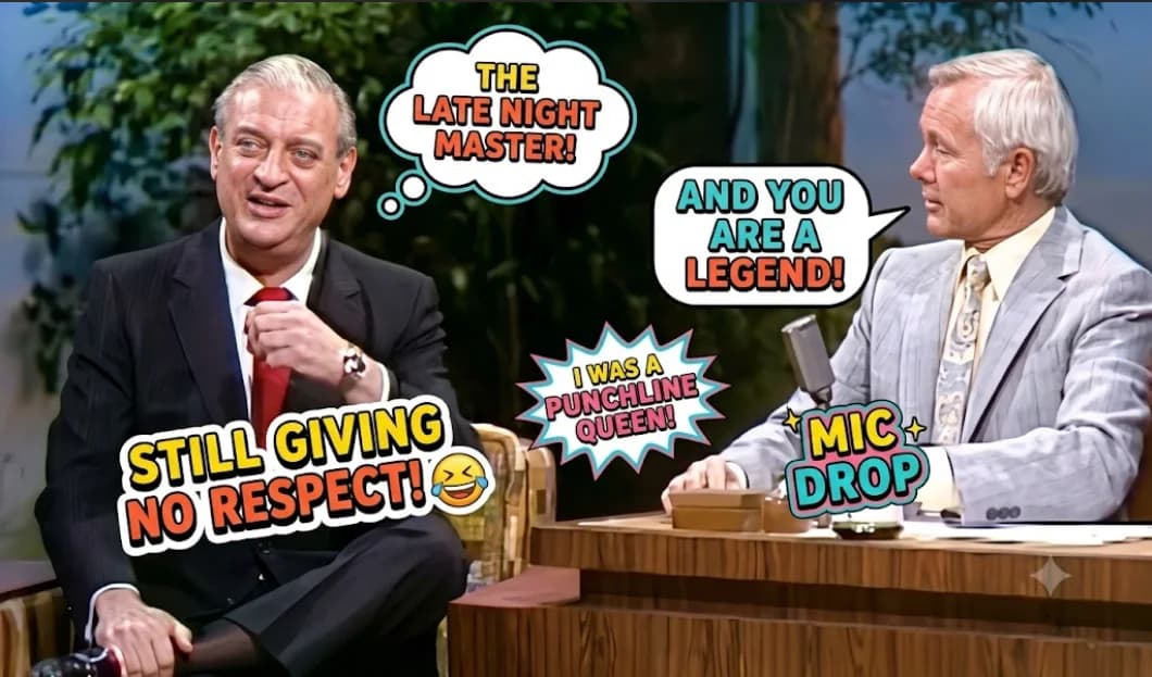loi. Rodney Dangerfield Made Johnny Carson Laugh So Hard In 1979 That He Almost Fell Off His Chair