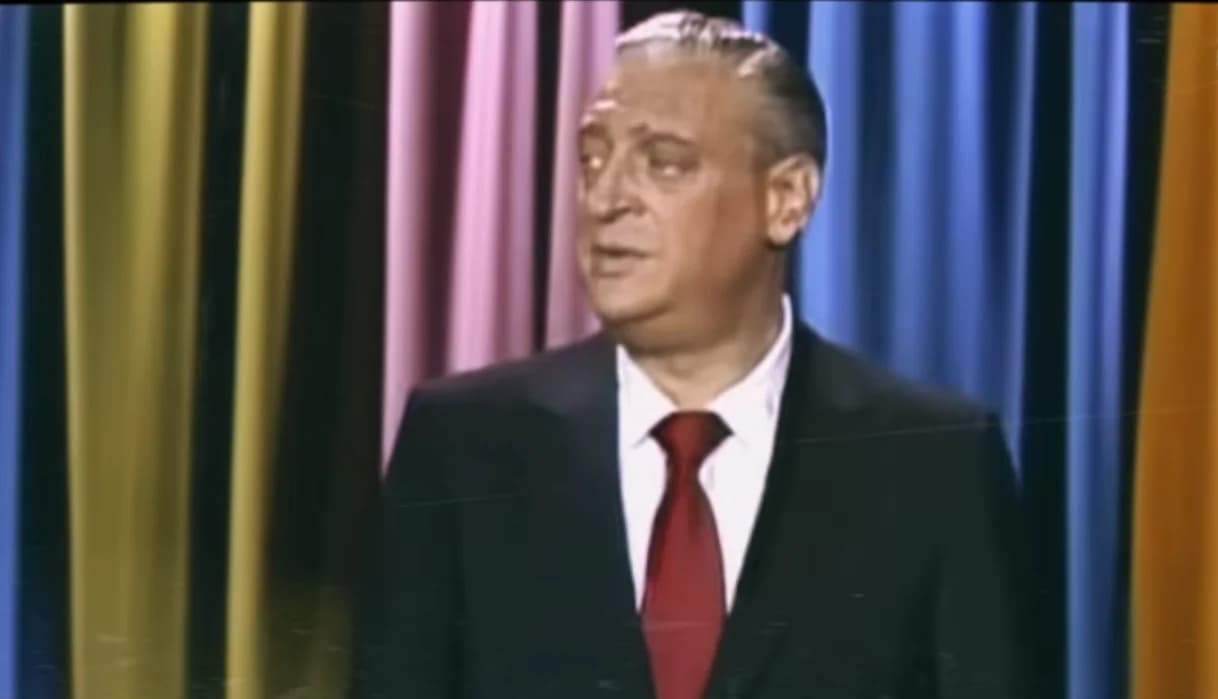loi.RODNEY DANGERFIELD COULD TURN ONE SIMPLE QUESTION INTO FIVE PERFECT PUNCHLINES!