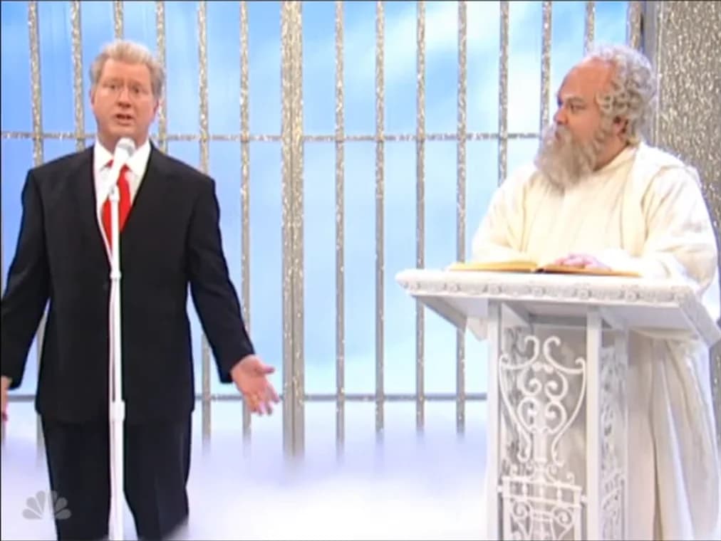loi.RODNEY DANGERFIELD SPENT HIS CAREER GETTING NO RESPECT — BUT IN HEAVEN, THINGS FINALLY CHANGE!