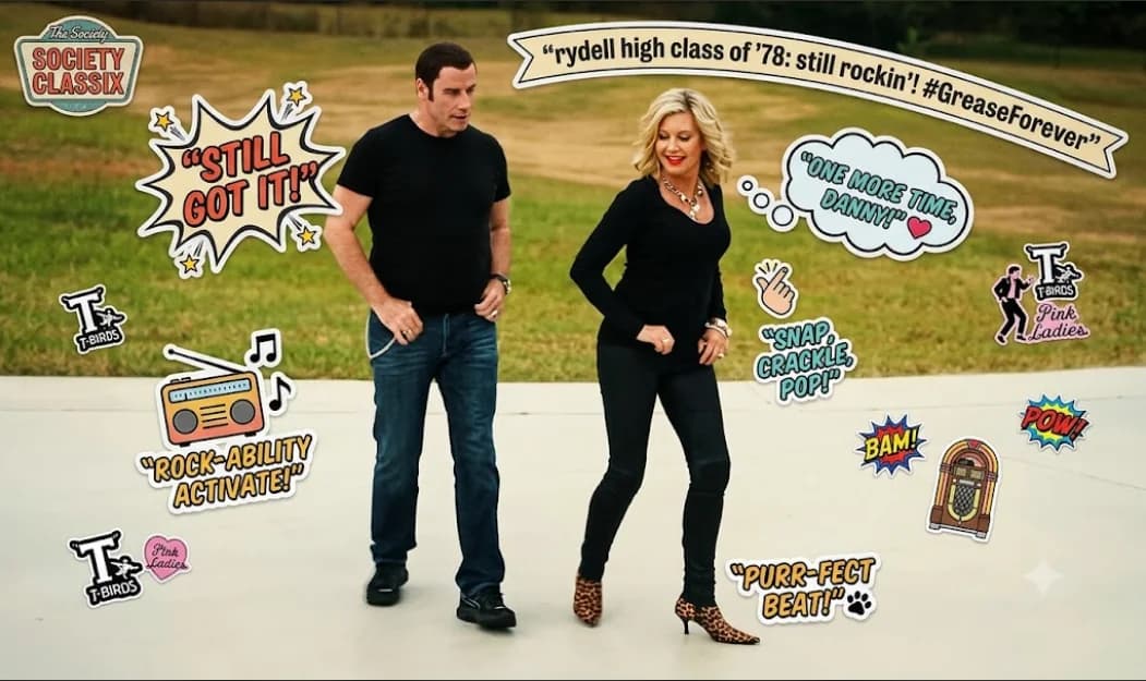 loi. John Travolta & Olivia Newton-John Reunite: The Unexpected Christmas Duet Every Grease Fan Should See SOME MUSICAL MEMORIES NEVER FADE — AND THIS REUNION PROVES IT!