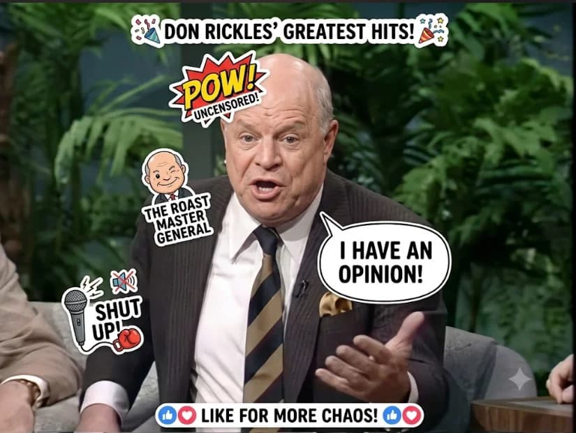 loi. Don Rickles Insulted Johnny Carson To His Face And The King Of Late Night Nearly Lost It