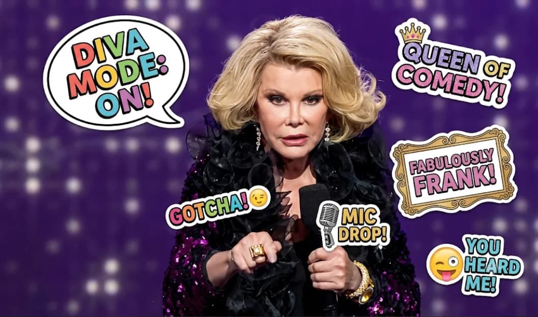 loi. Joan Rivers – Swimming With Sharks: Remembering the Fearless Queen of Comedy