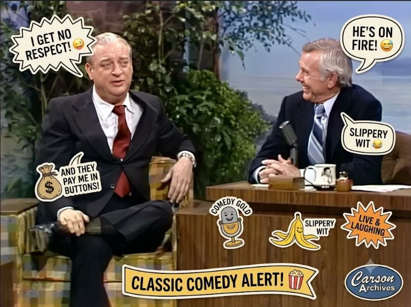 loi. Rodney Dangerfield Made Johnny Carson Almost Fall Out of His Chair and This Classic Tonight Show Clip Still Kills