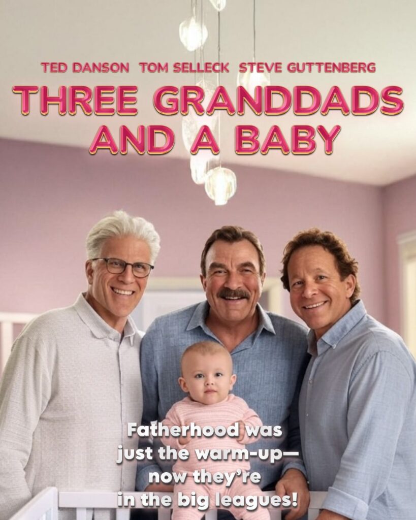 THEY’RE GRANDDADDING IT UP!!! Three Granddads and a Baby